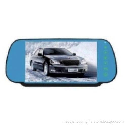 7 Inch Rearview Mirror Monitor with Touch Button